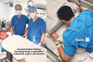沙蝇叮咬致过敏反应 黄俊雄双脚“挂彩”